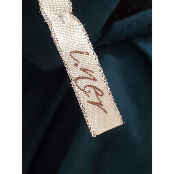 Inner Womens Blue Rayon Round Neck Cold Shoulder Sleeve Casual Top Blouse Small - Picture 8 of 11